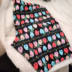 *nd Like new! Sz XXXL/ 21 christmas light bulb cotton leggings